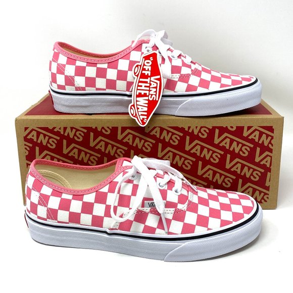 Vans Shoes - 🌸Sale🌸 VANS Authentic Checkerboard Pink Rose Canvas Sneaker Womens VN0A348A3YC